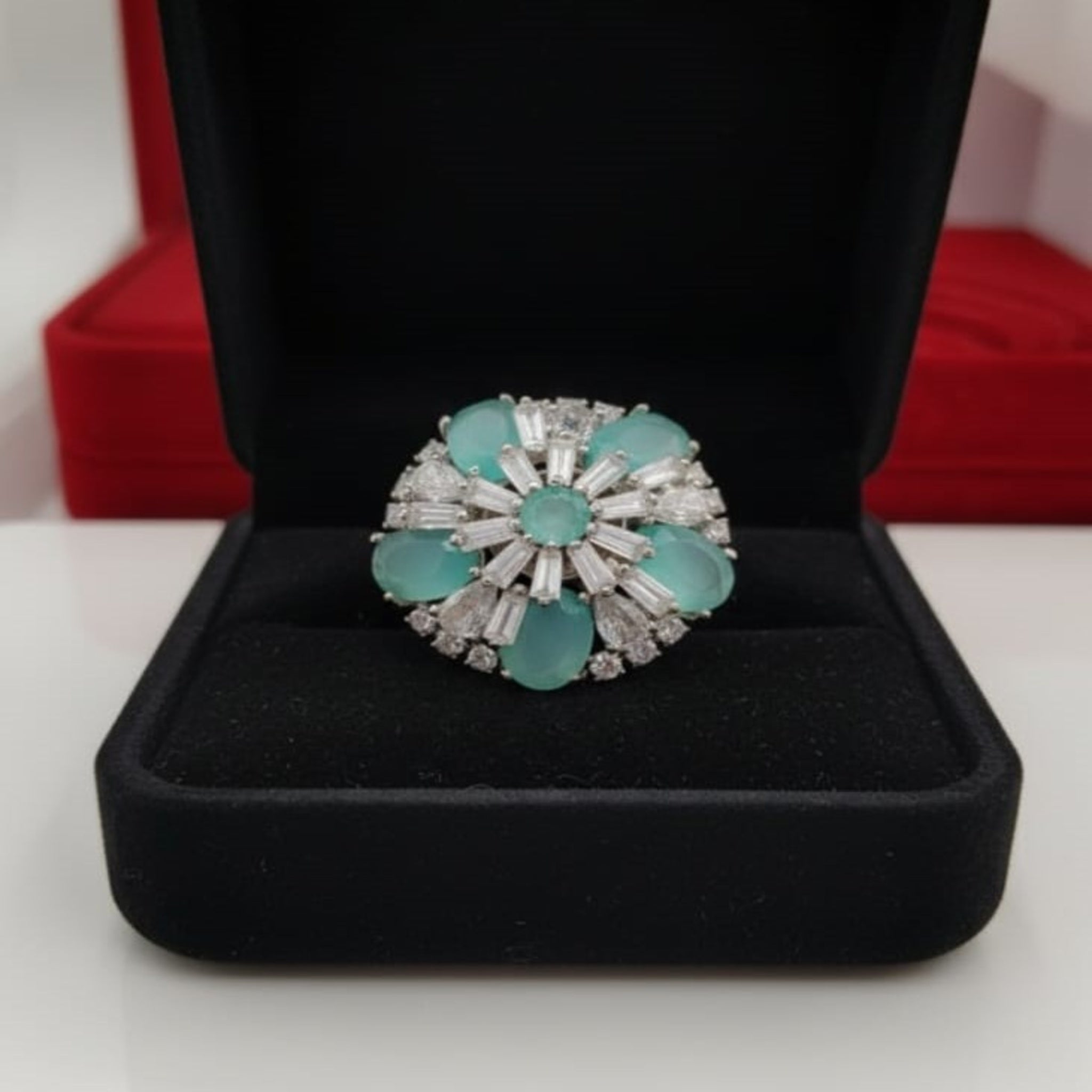 Beautiful Zircon AD Ring (FSR131)