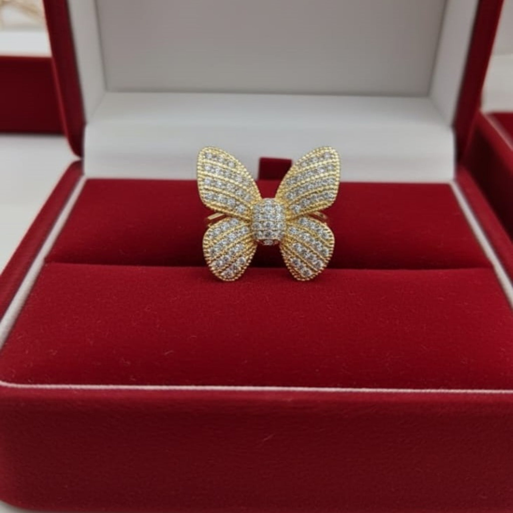 Golden Butterfly Ring (FSR134)