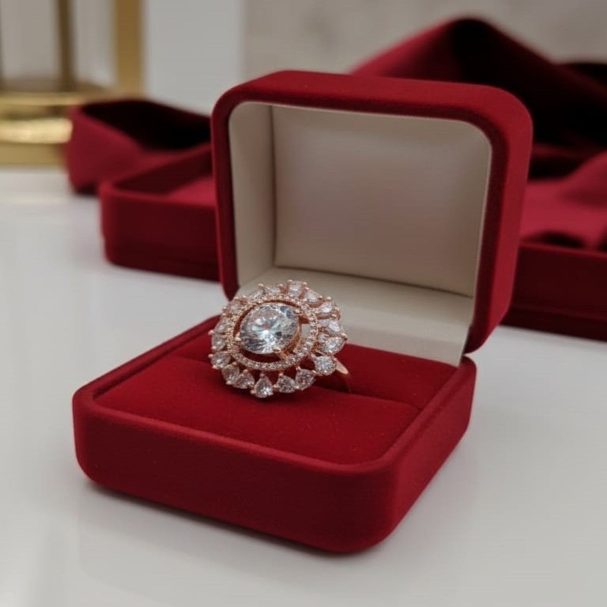 Beautiful AD Zircon Ring (FSR136)