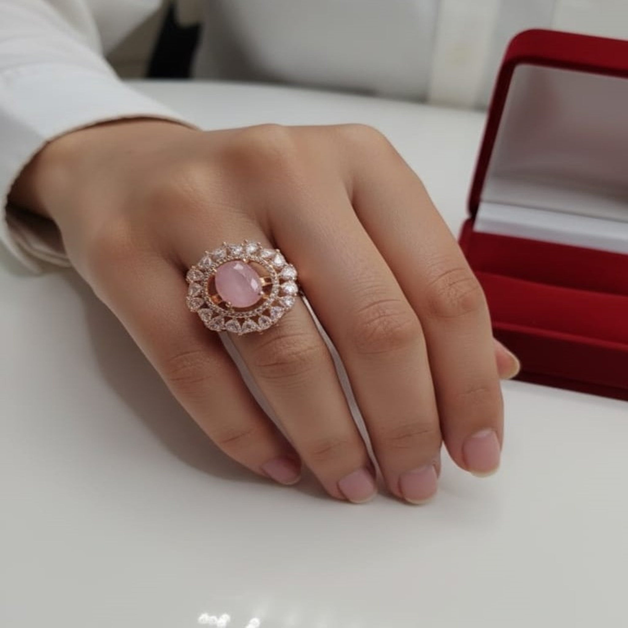 Beautiful AD Zircon Ring (FSR136)