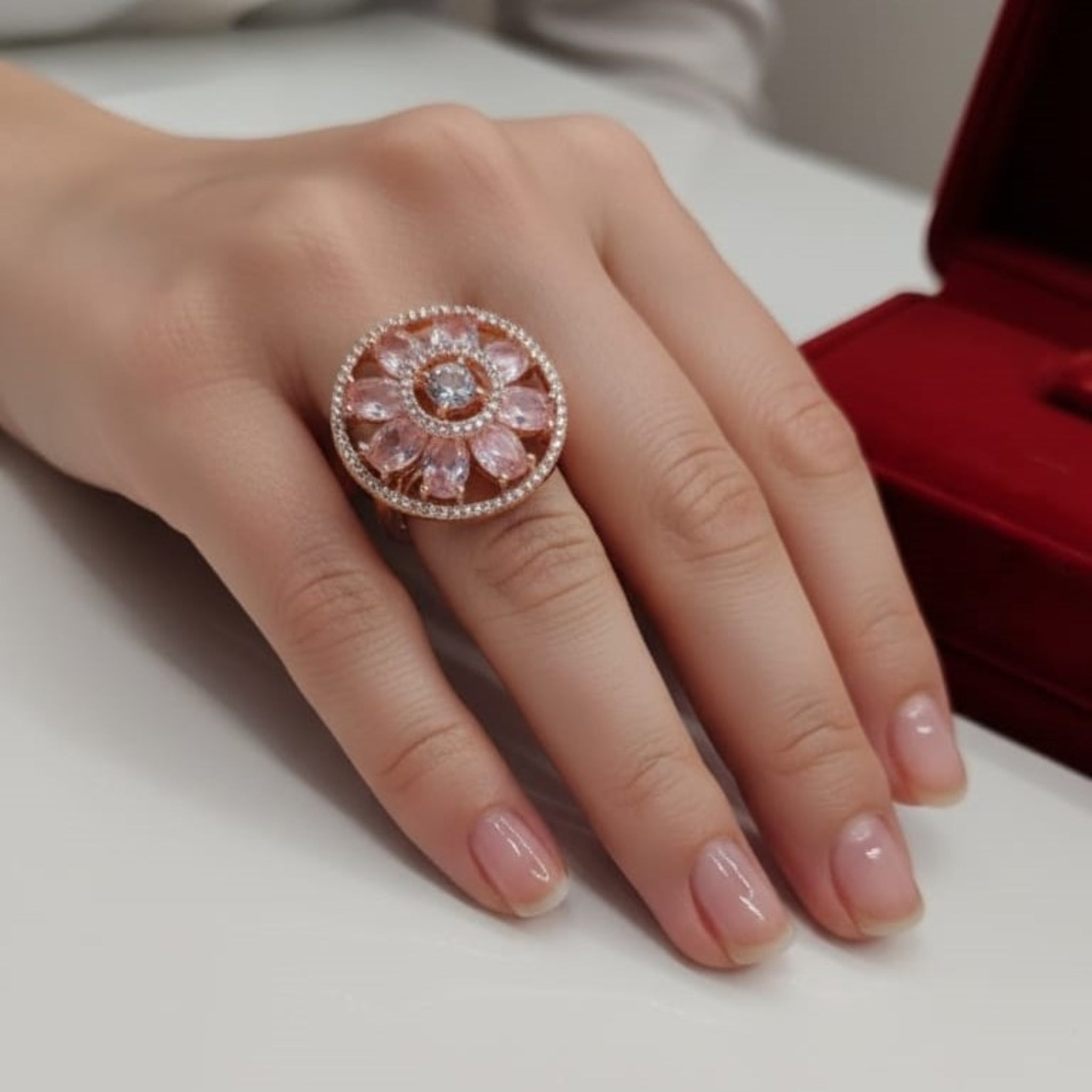 Stylish Dial AD Ring (FSR137)