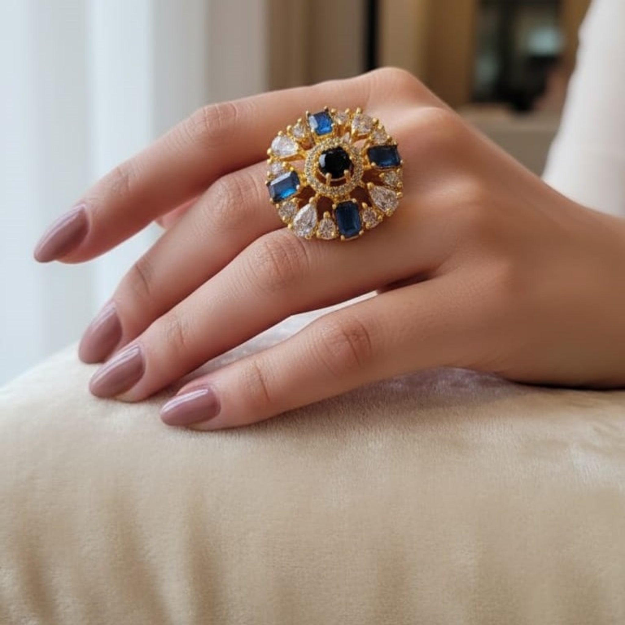 Elegant AD Zircon Ring (FSR140)