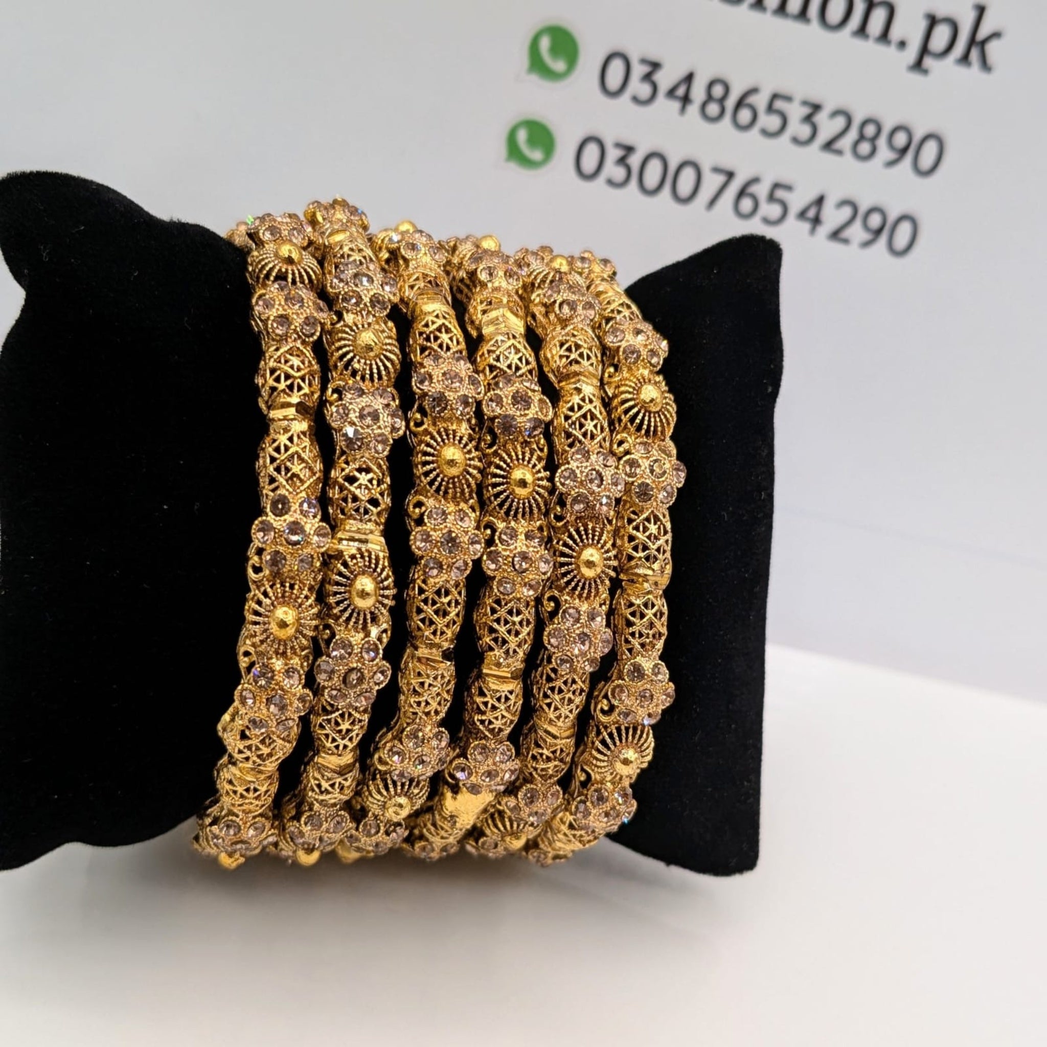 Gracious 6 Pc Antique Bangles (FSB95)