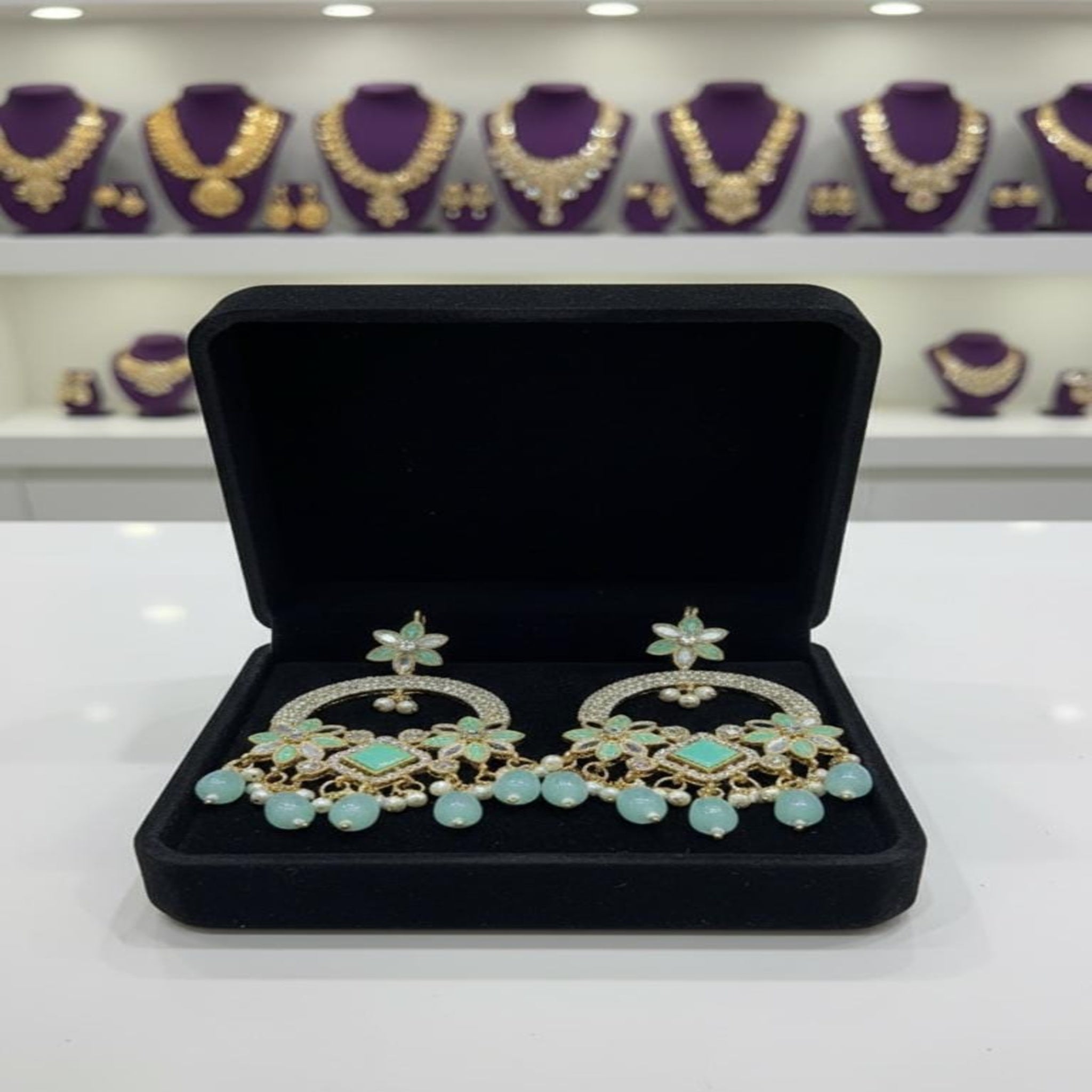 Fancy Beaded Ear Rings (FSE167)