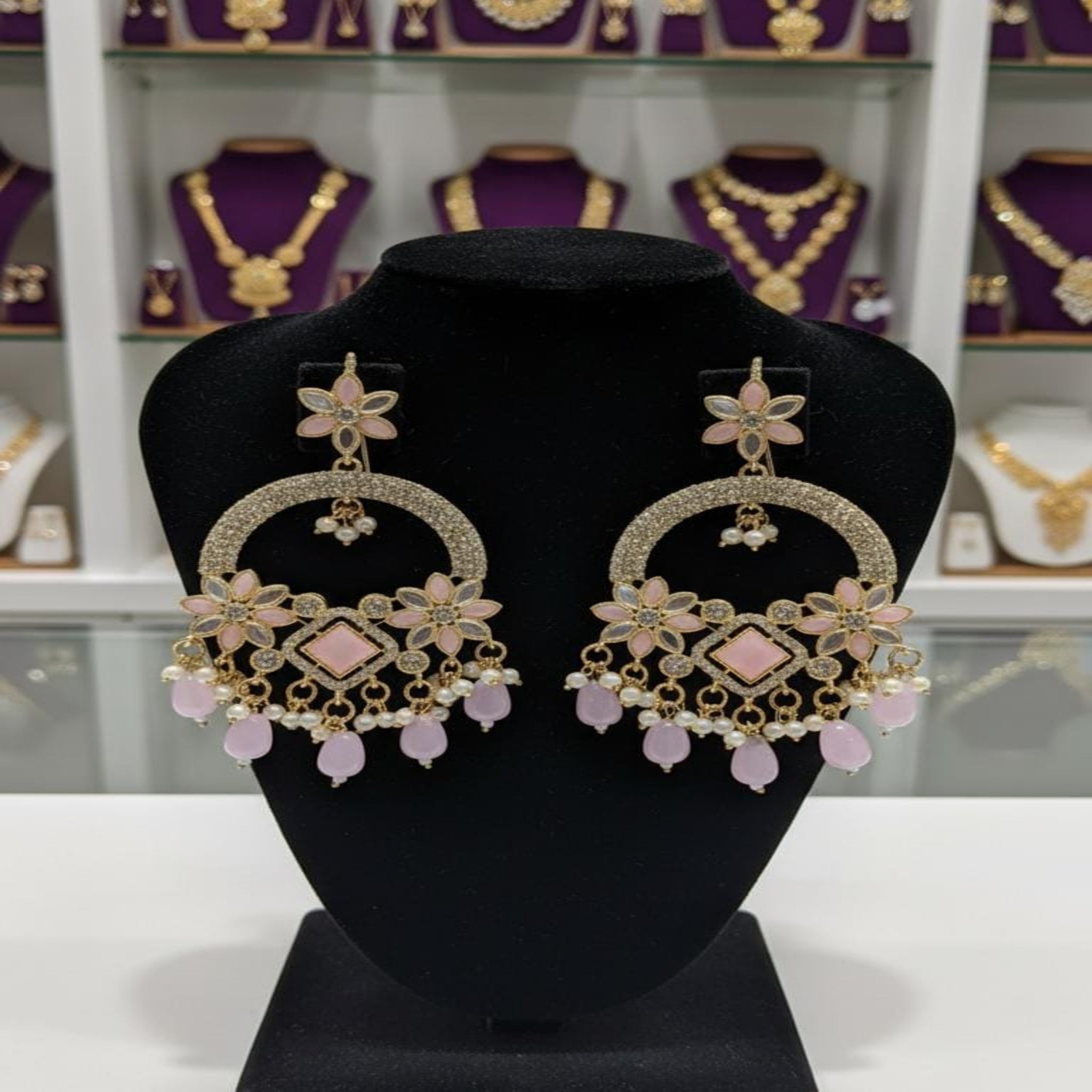 Fancy Beaded Ear Rings (FSE167)