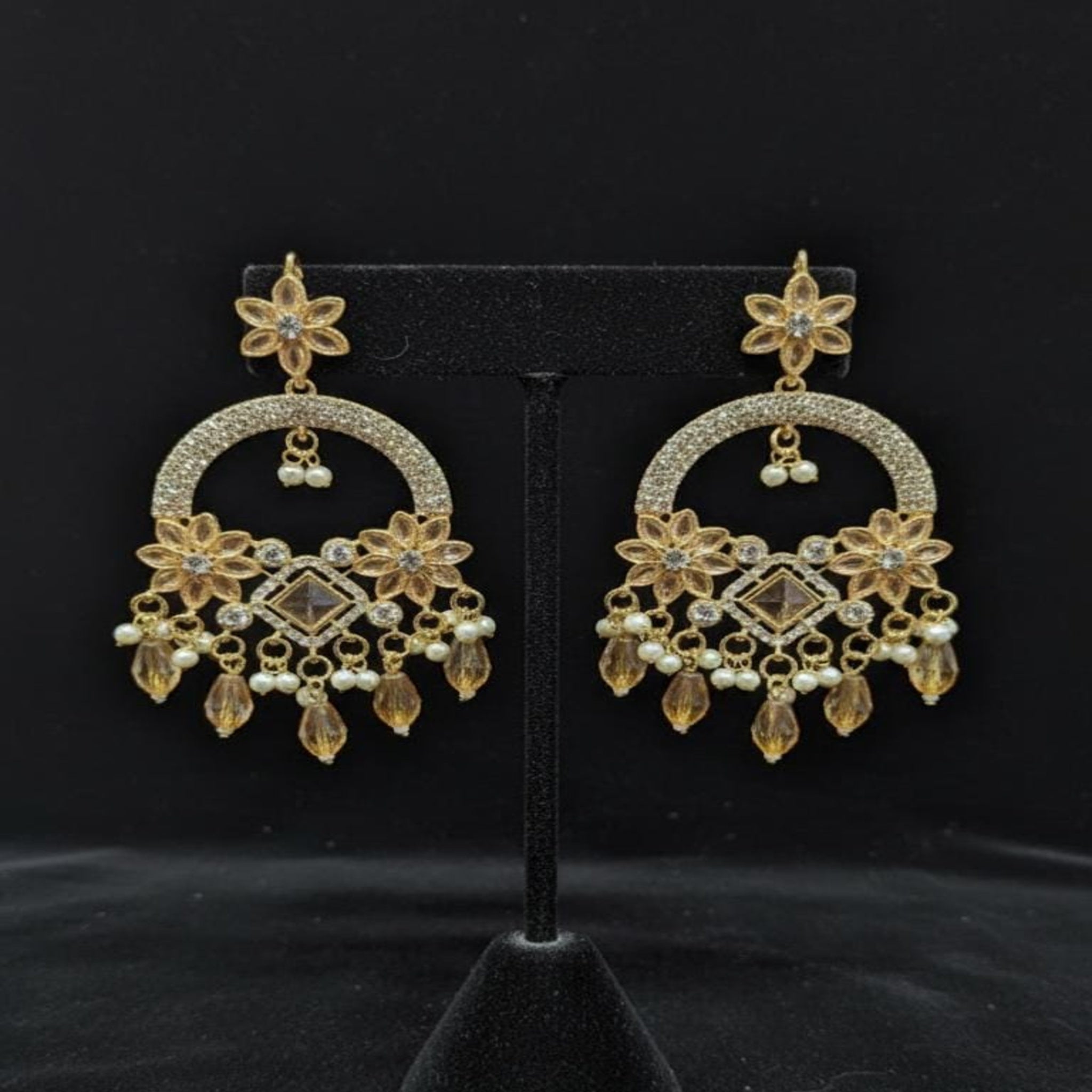 Fancy Beaded Ear Rings (FSE167)