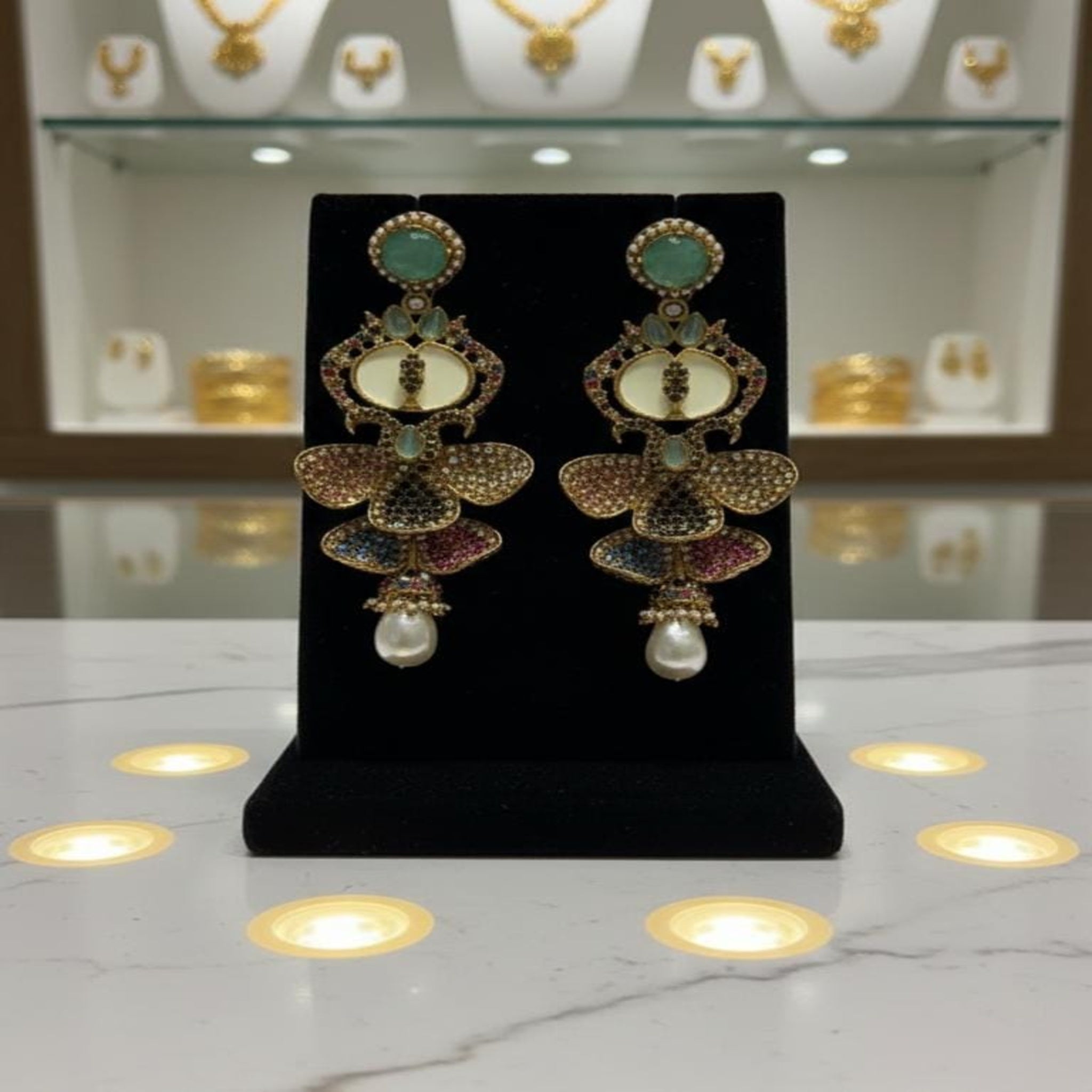 Fancy Elegant Turkish Ear Rings (FSE170)
