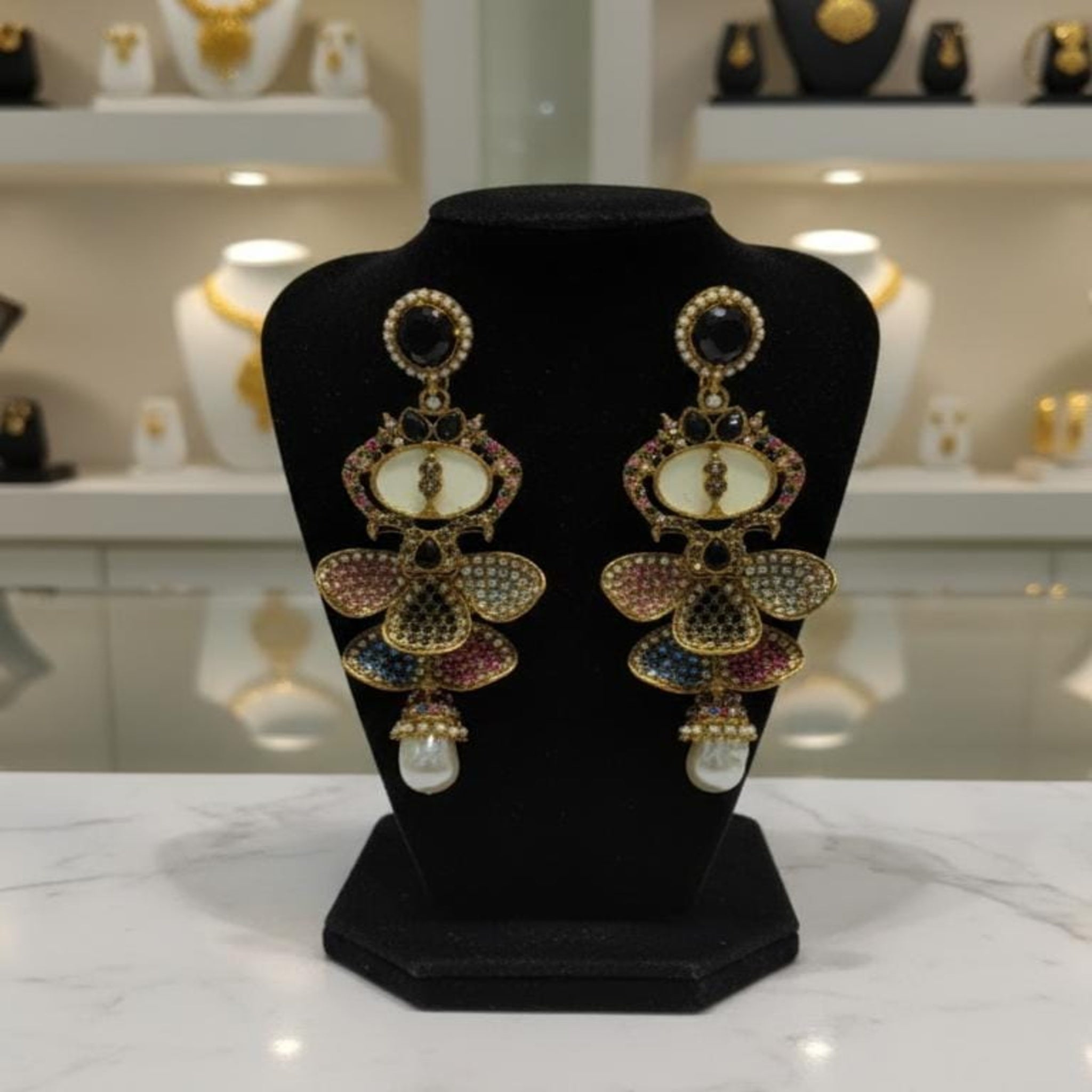 Fancy Elegant Turkish Ear Rings (FSE170)