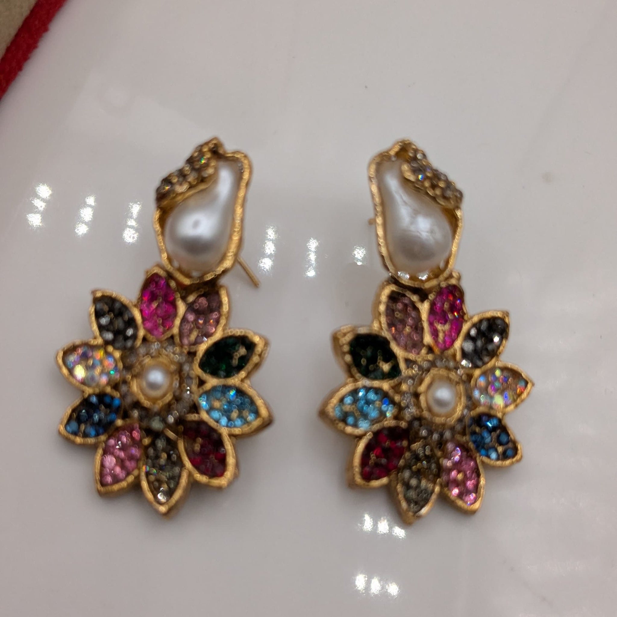 Flower Style Turkish Ear Rings (FSE175)
