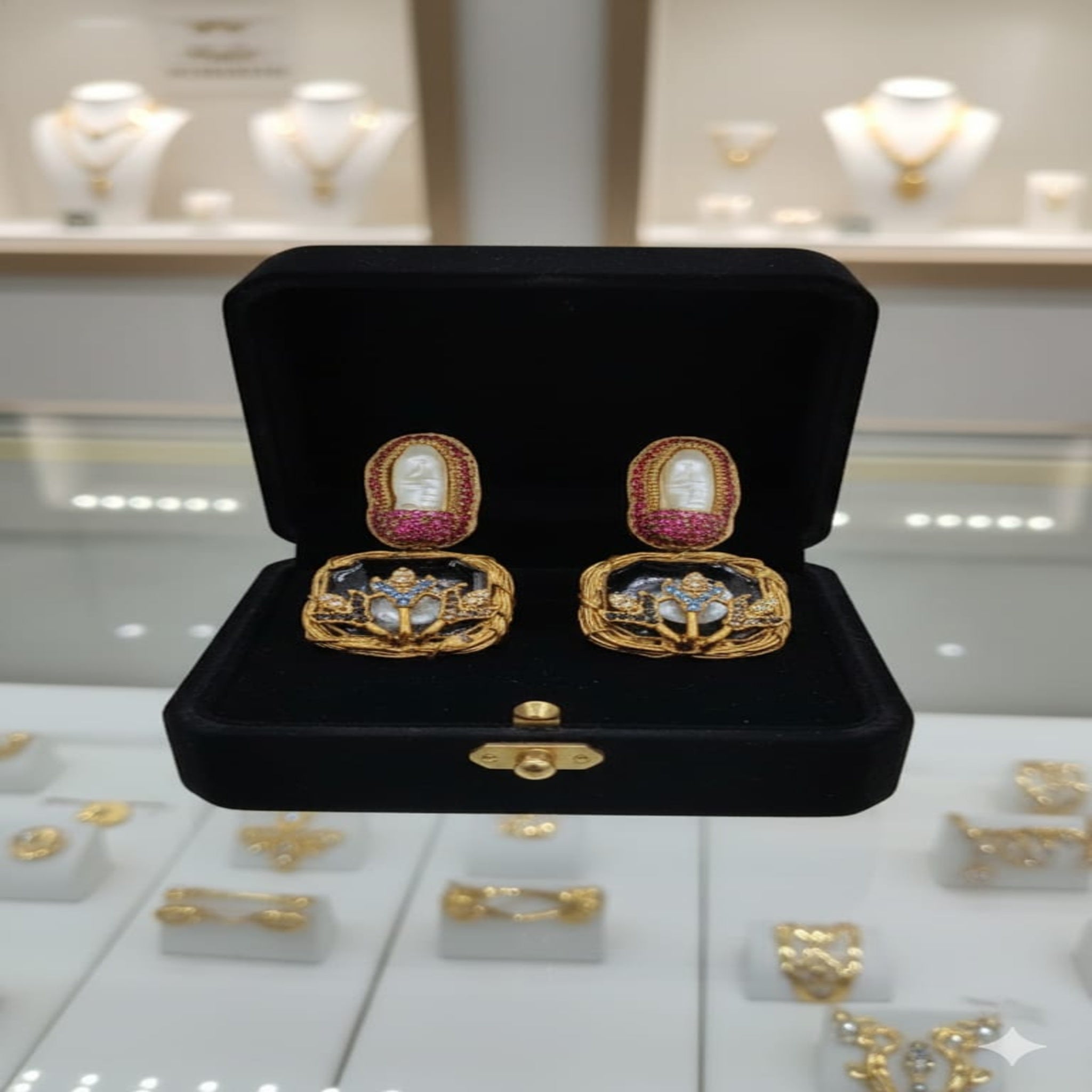 Fancy Elegant Turkish Ear Rings (FSE176)