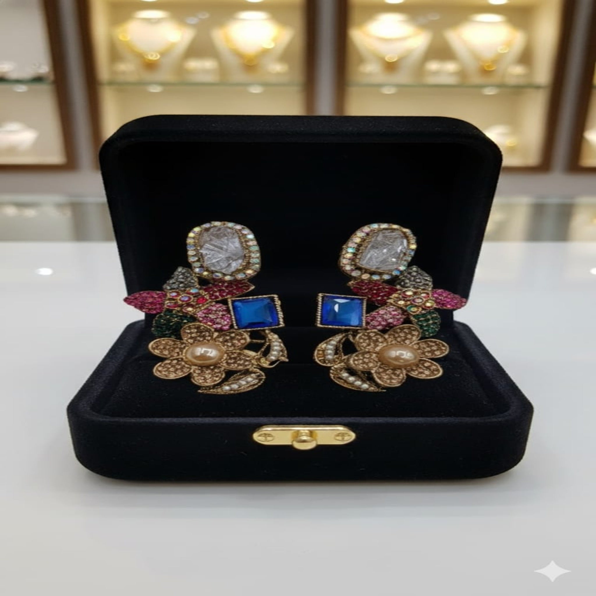 Beautiful Colored Turkish Ear Rings (FSE179)