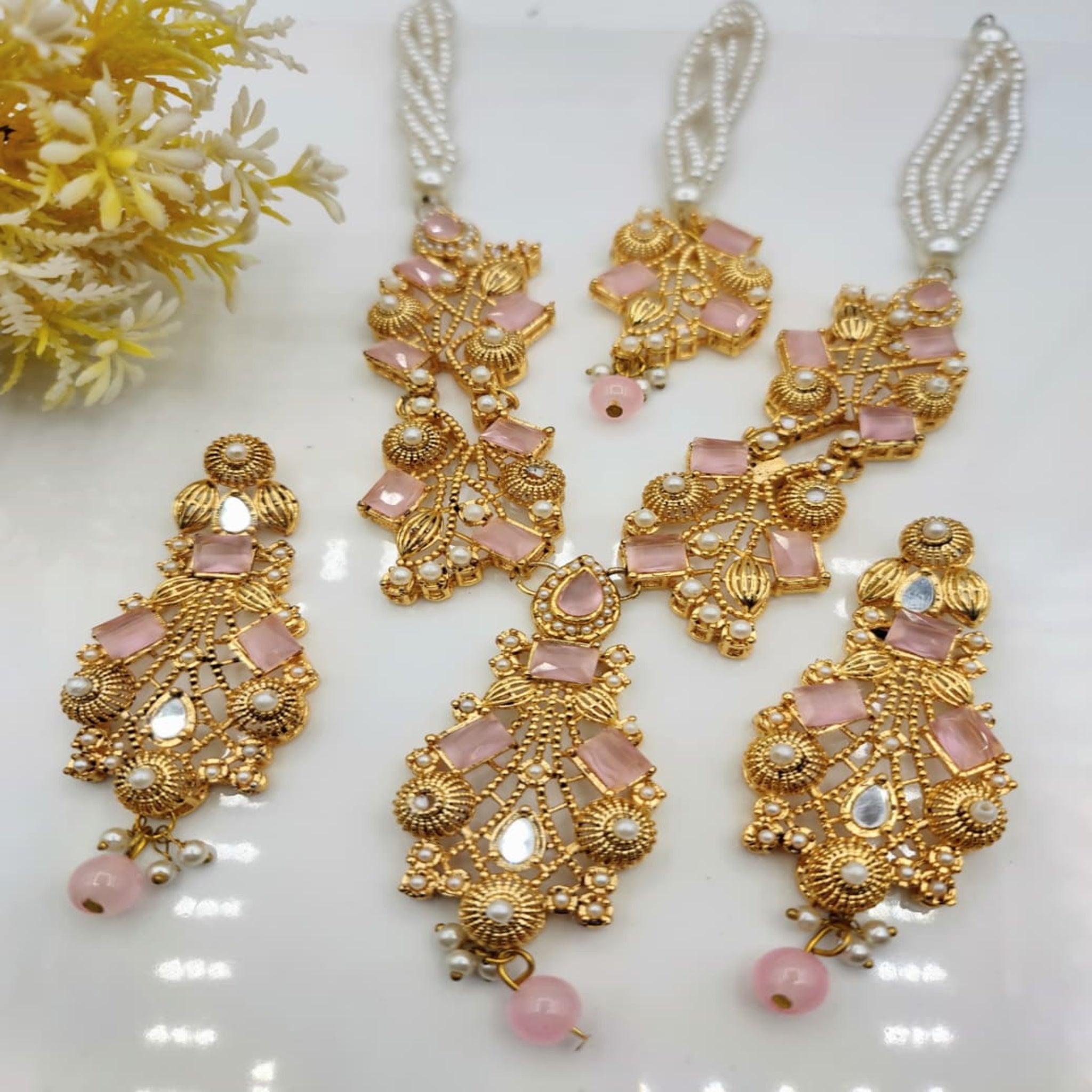 Precious Pearl Beaded Maala (FDM98)