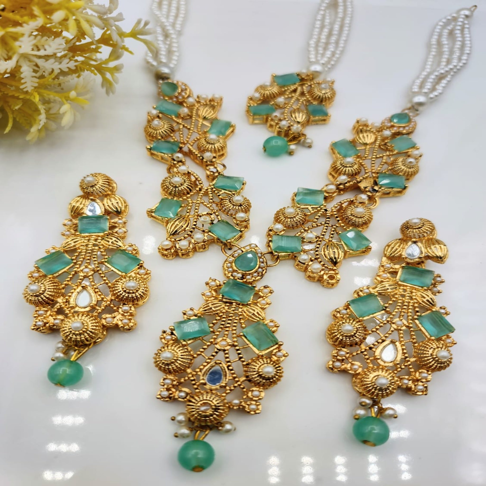 Precious Pearl Beaded Maala (FDM98)