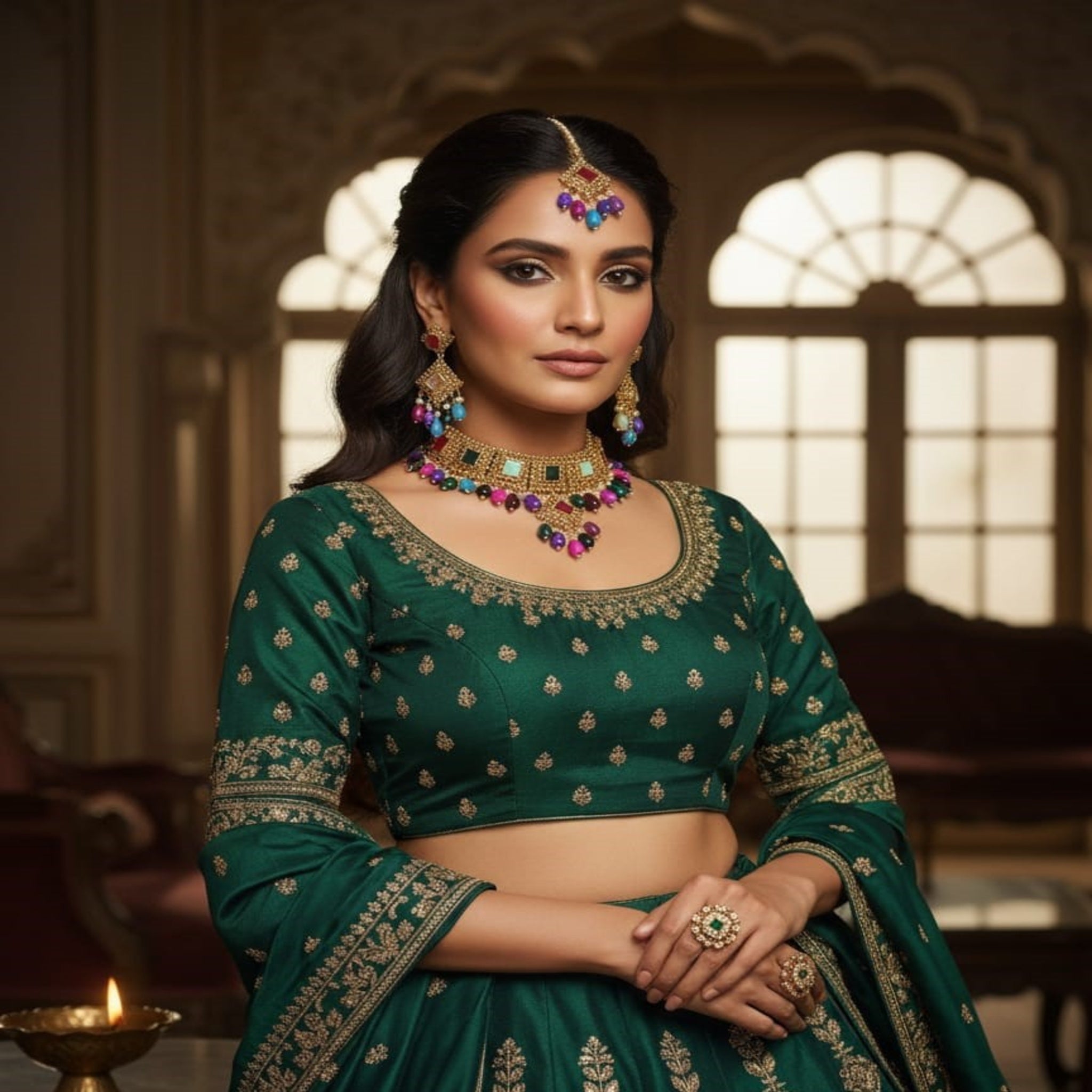 Multi Decent Necklace Set (FDN152)