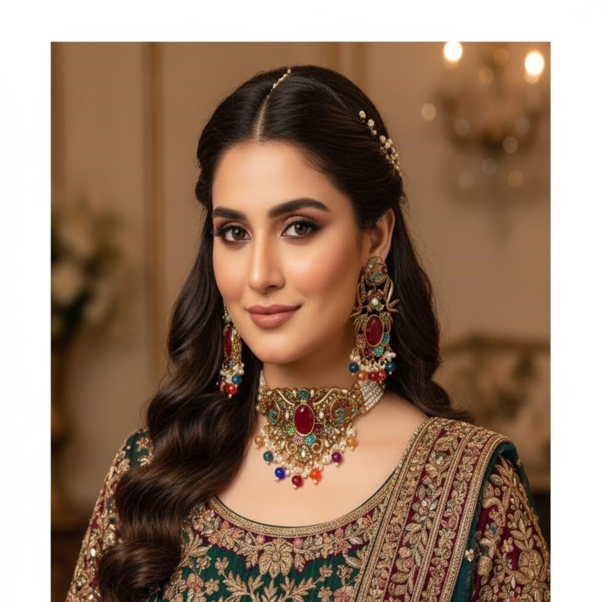 Multi Elegant Choker Necklace (FDN150)