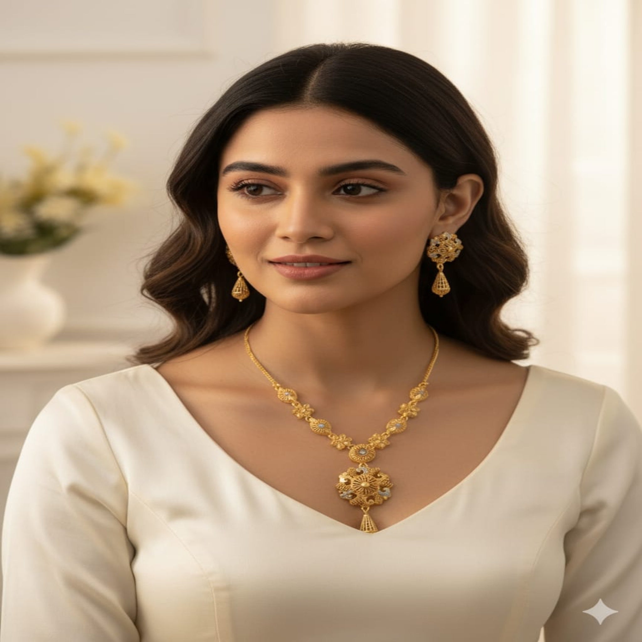 RP ELegant Necklace Locket Set (FDN161)