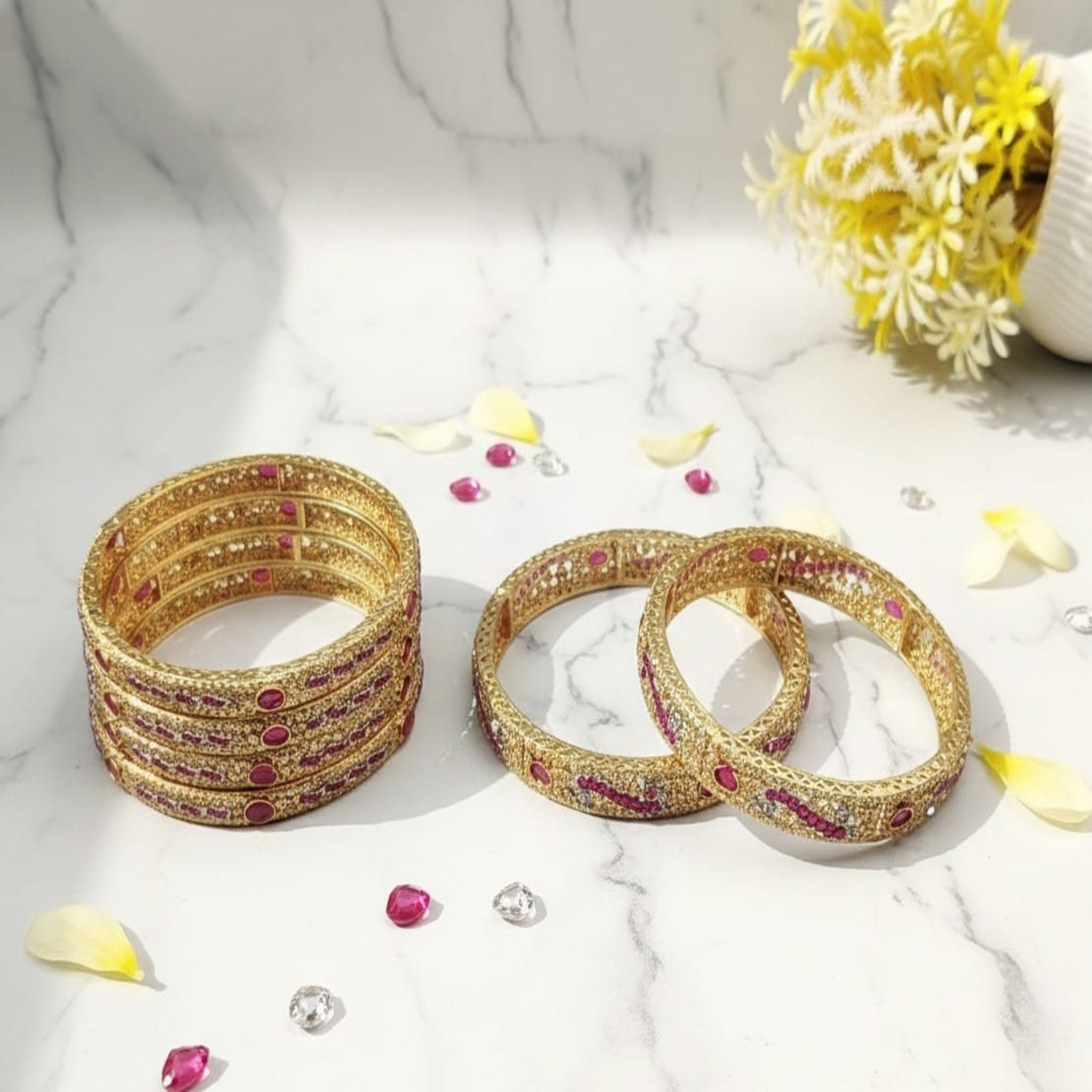 Luxury Fancy 6 Pcs Bangles (FSB100)