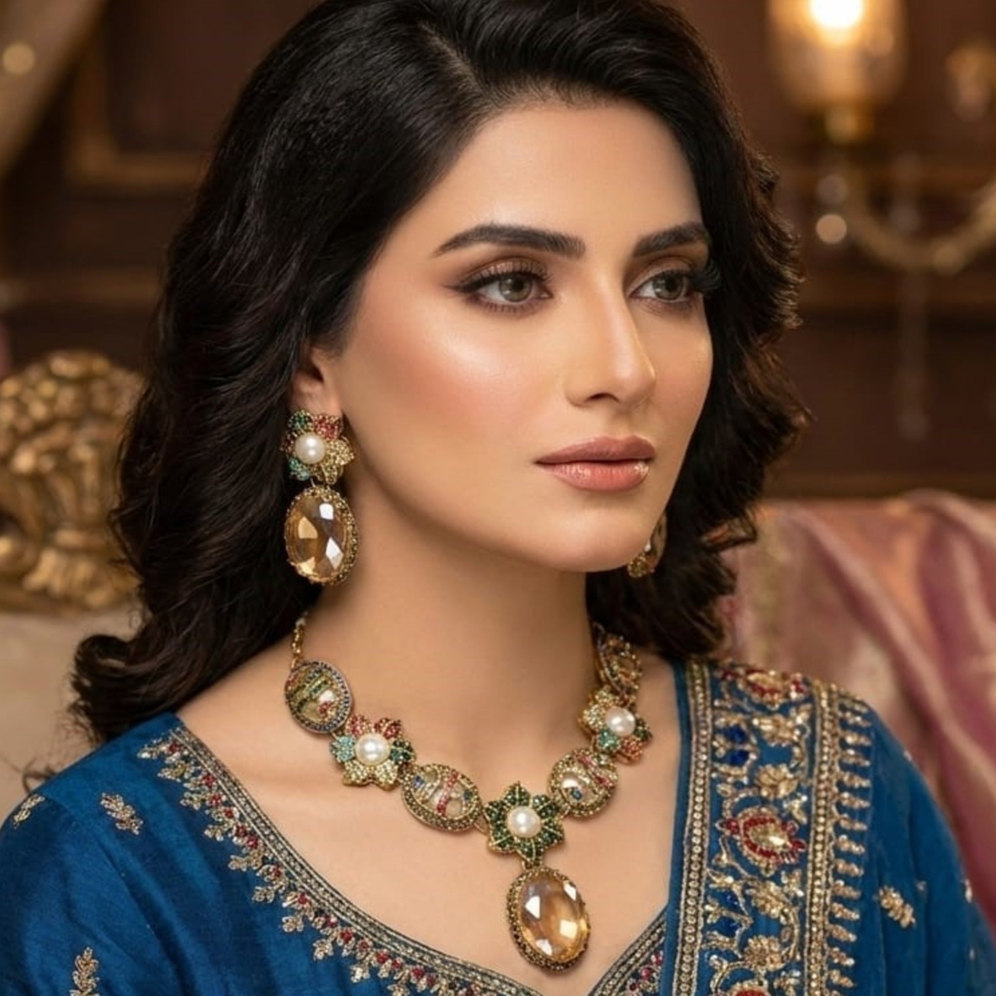 Decent Turkish Necklace Set (FDN184)