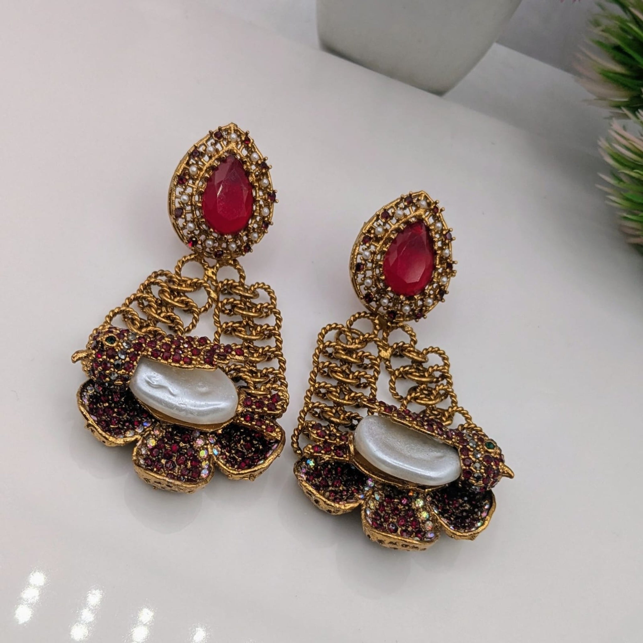 Stylish Turkish Fancy Ear Rings (FSE209)