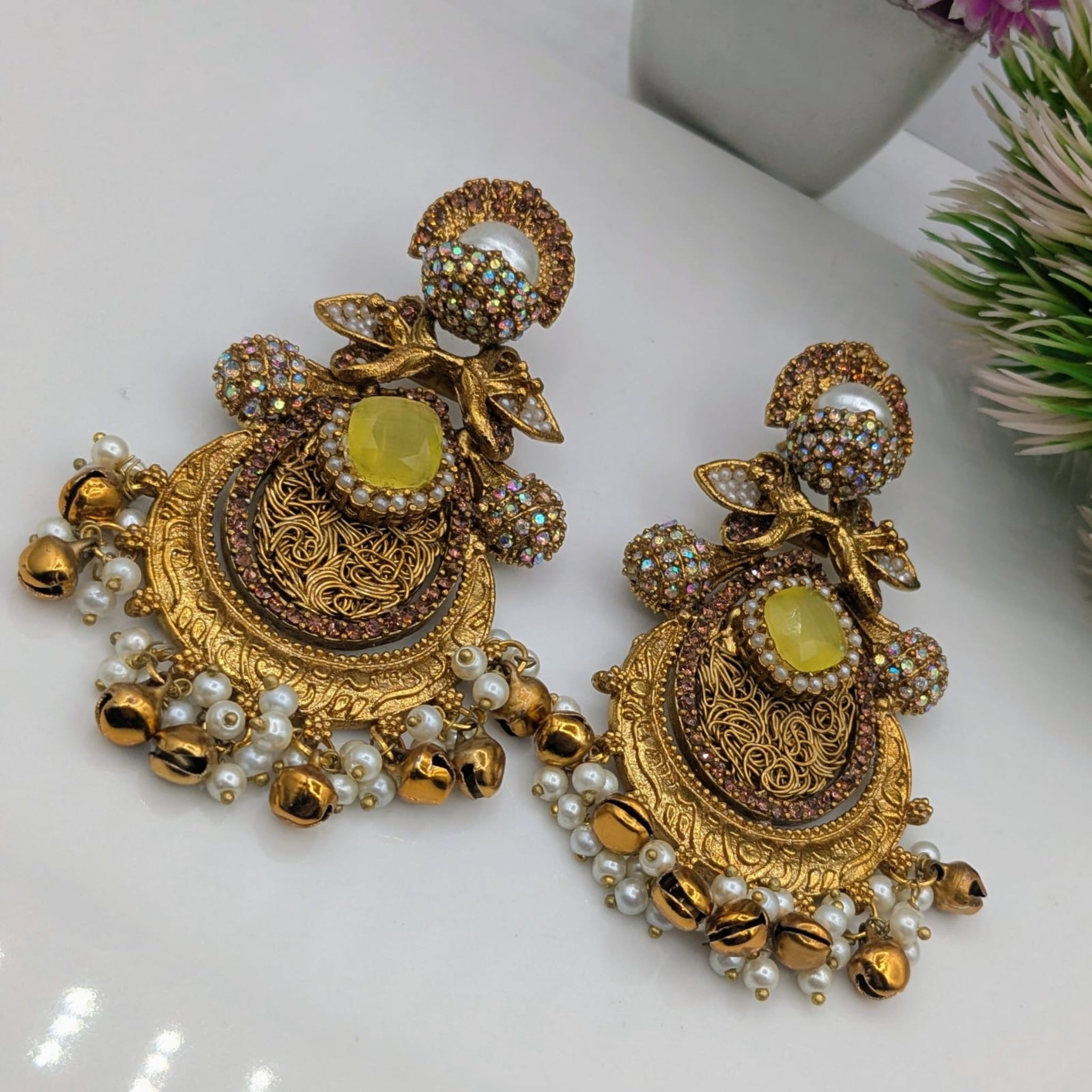 Turkish Fancy Beautiful Ear Rings (FSE208)