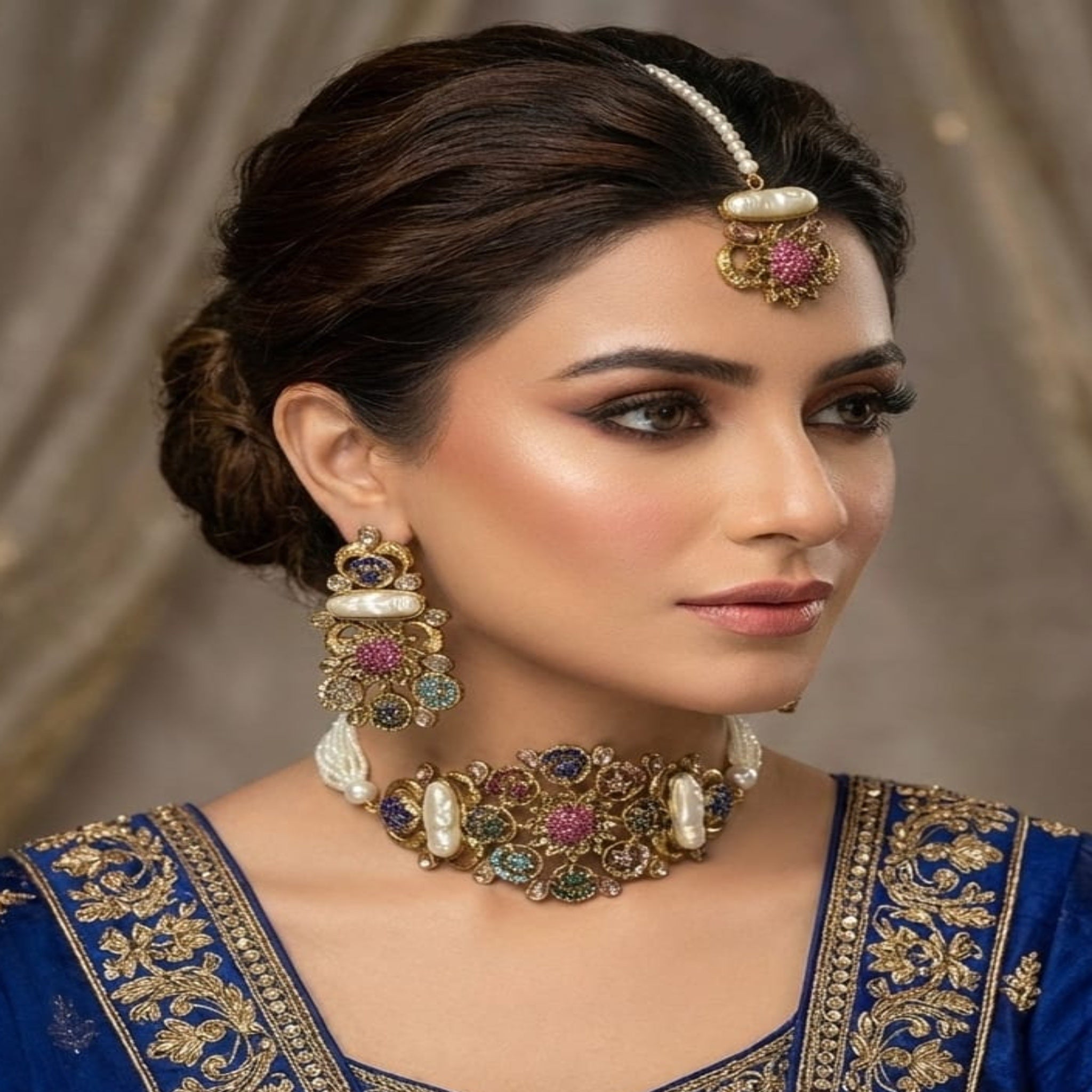 Turkish Multi Necklace Set (FDN196)