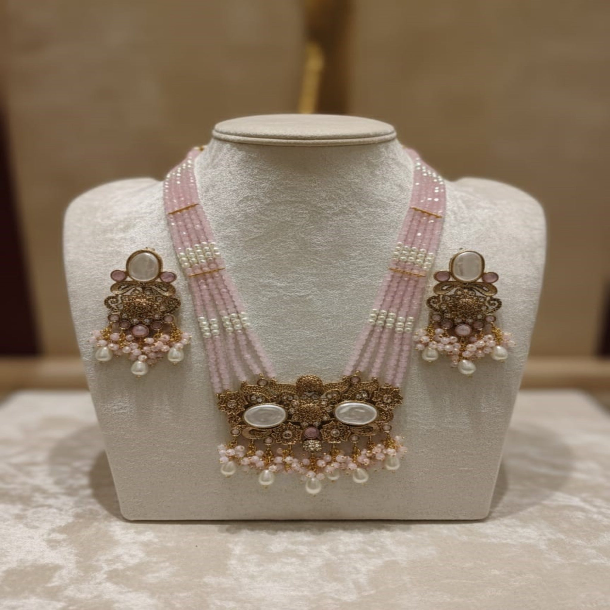 Royal Multi-Layer Pearl Mala (FDM114)