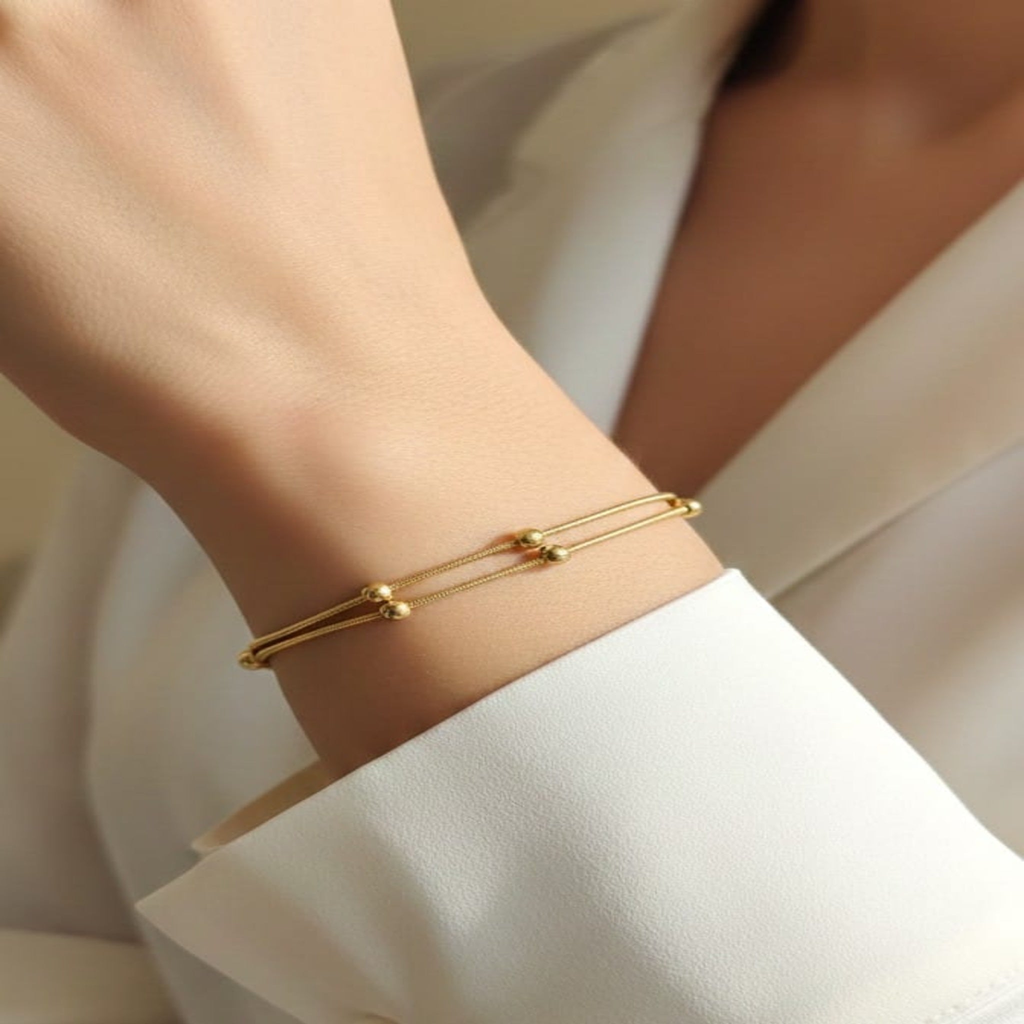 Crystal Square Baguette Zircon Bracelet