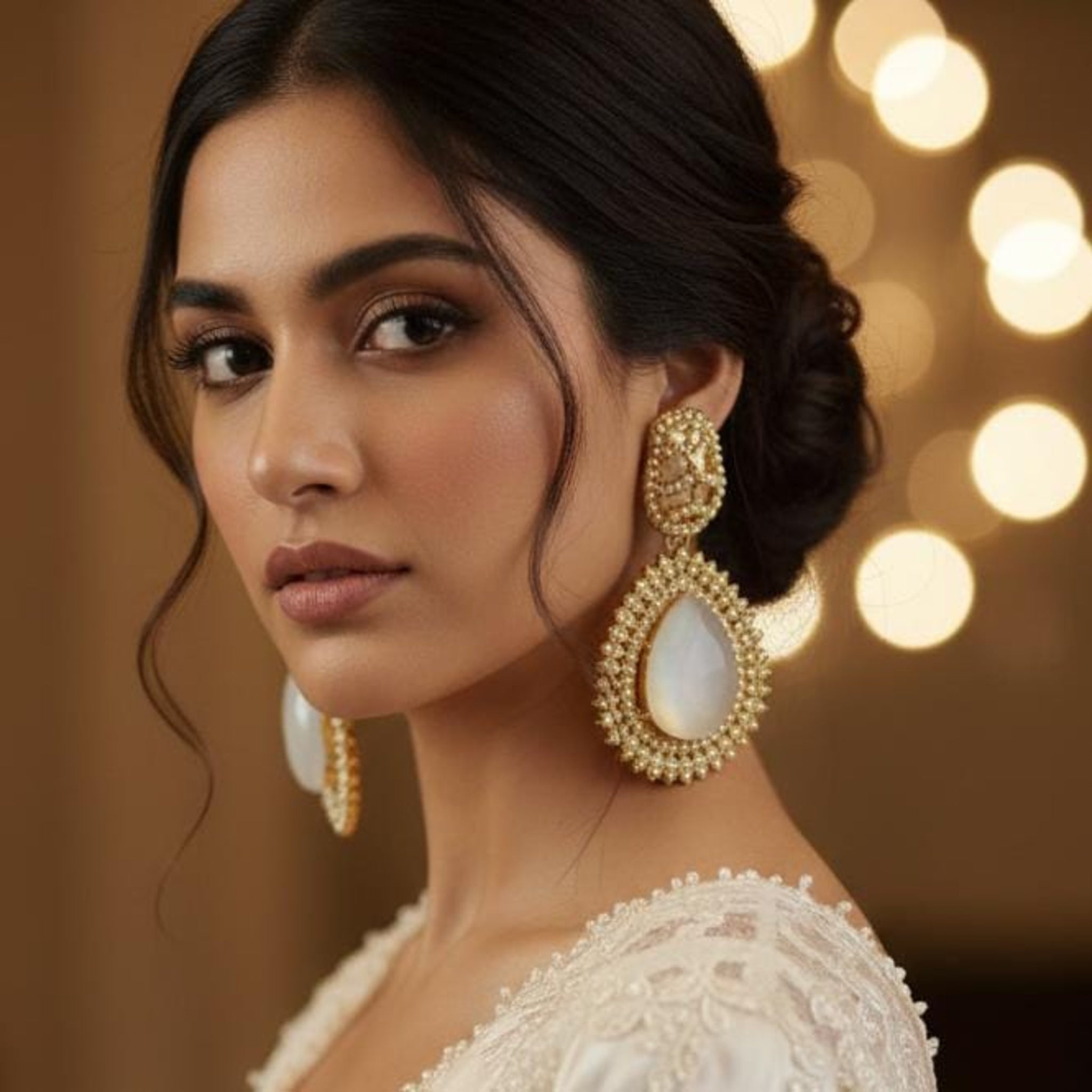 Festive Teadrop Earrings (FSE222)