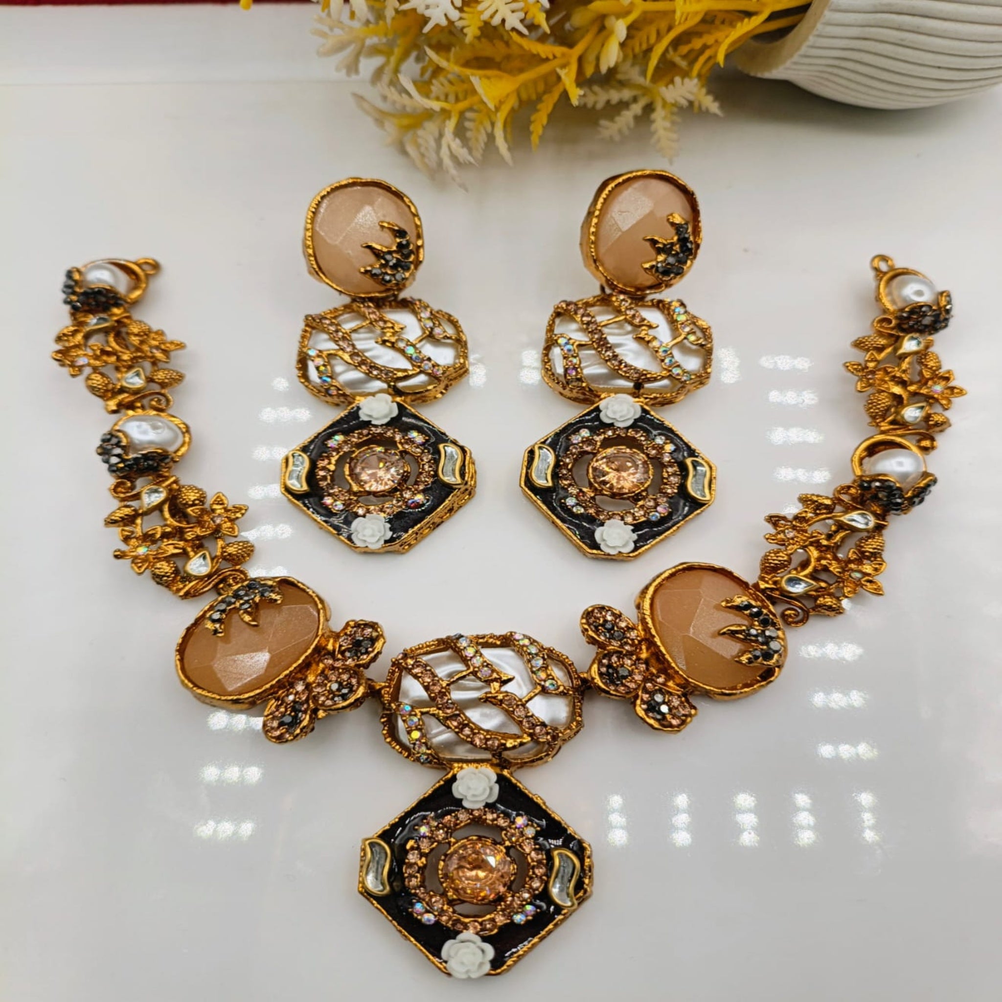 Luxury Multicolor Turkish Necklace (FDN222)