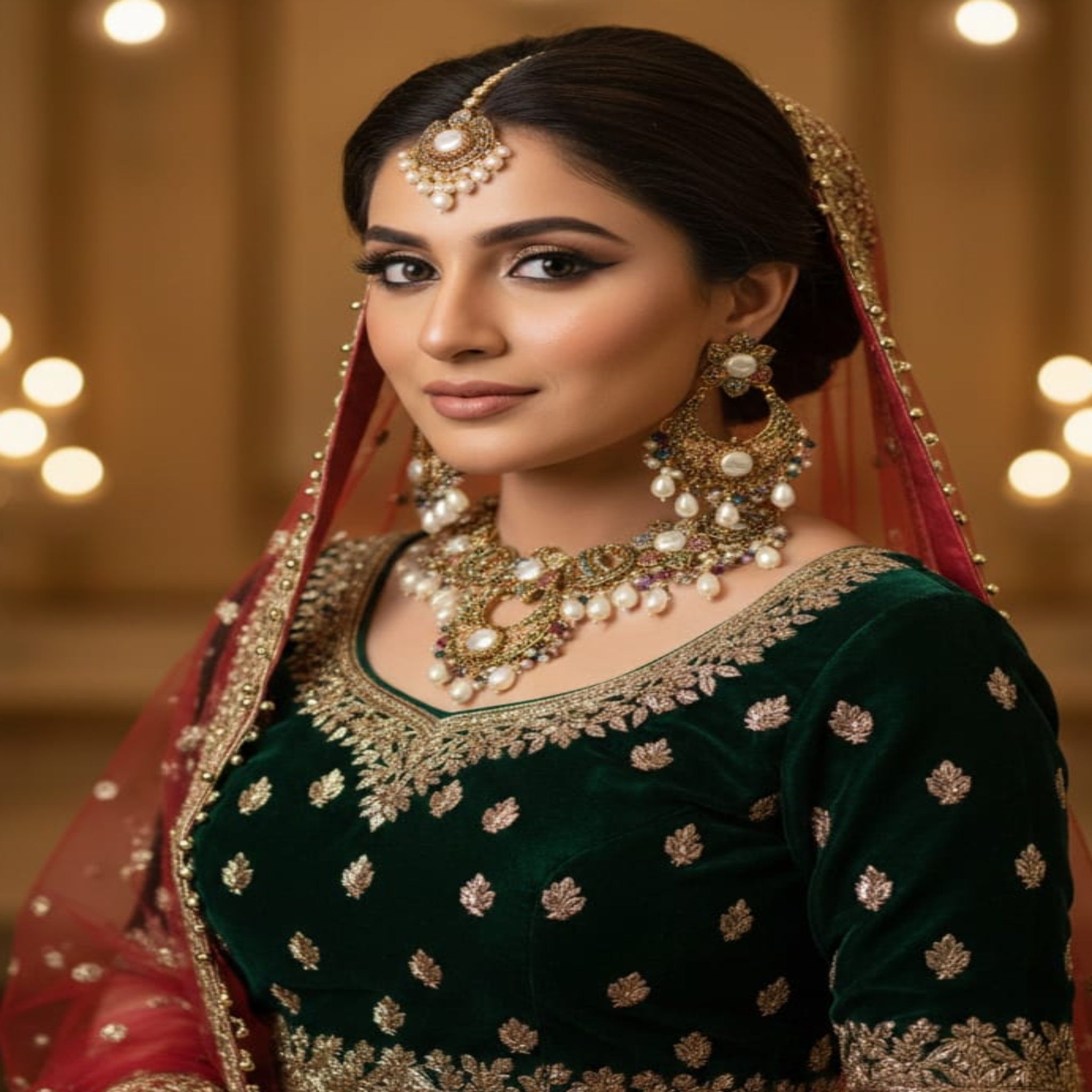 Heritage Antique Gold-Plated Necklace Set (FDN226)