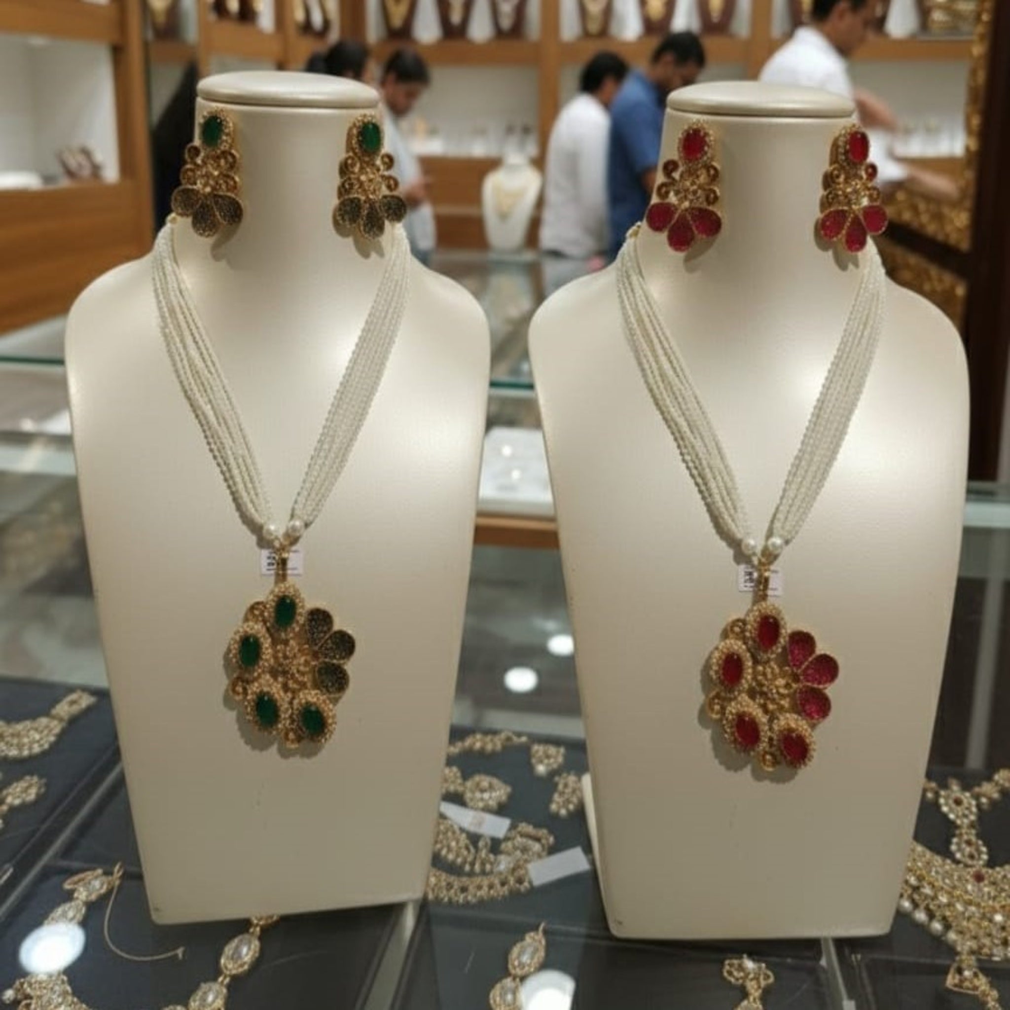 Traditional Gold-Plated Seed Pearl Mala (FDM124)