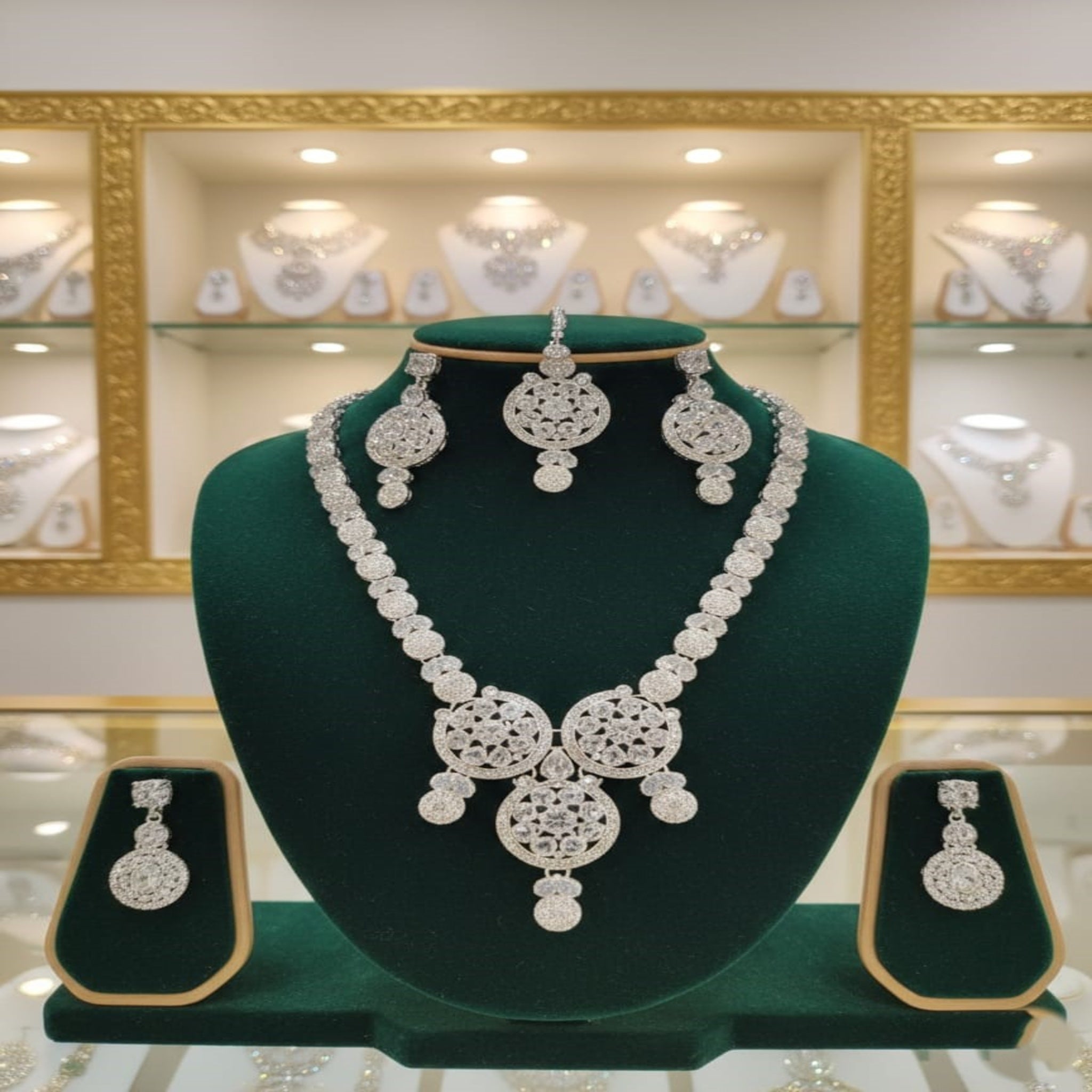 Celestial Zircon Necklace Set (FDN247)