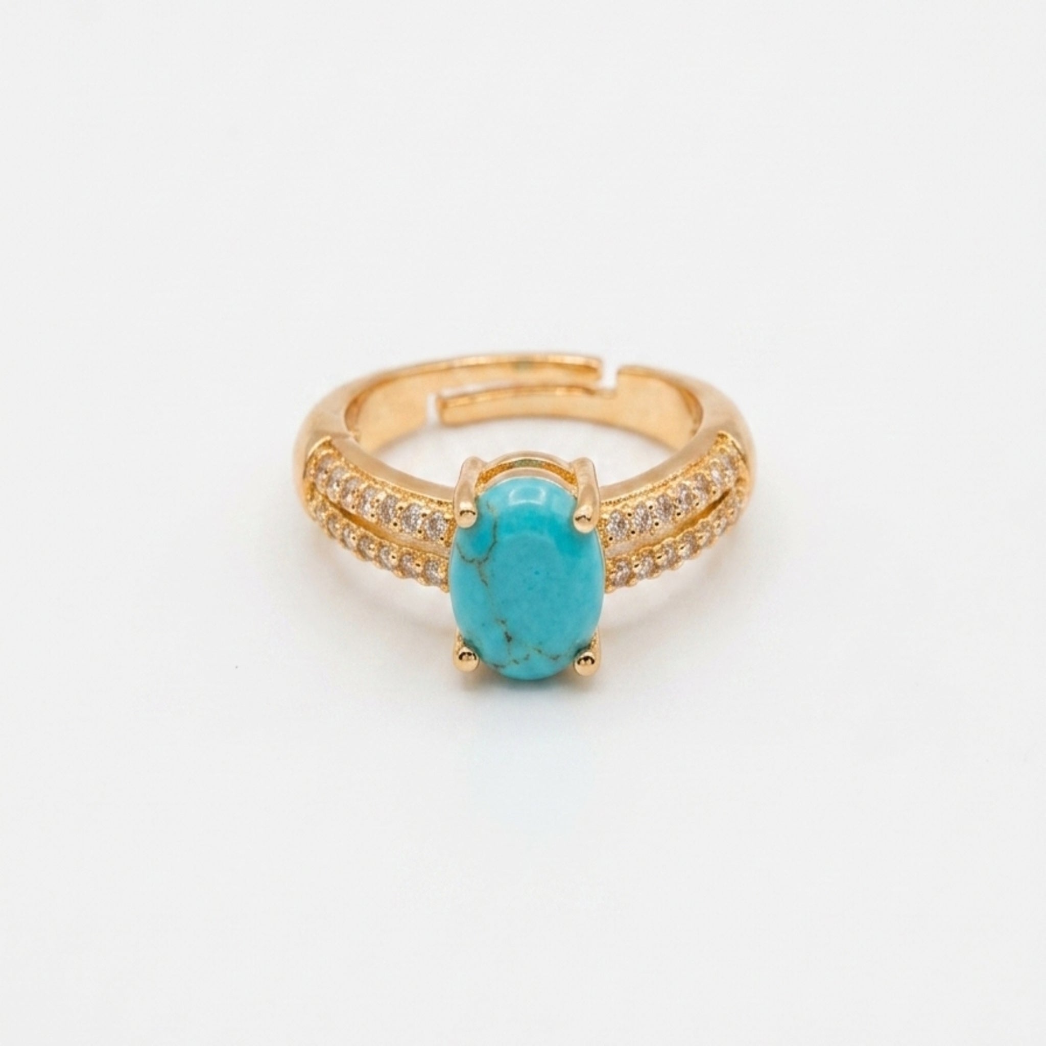 Golden Adjustable Ring (FSR207)