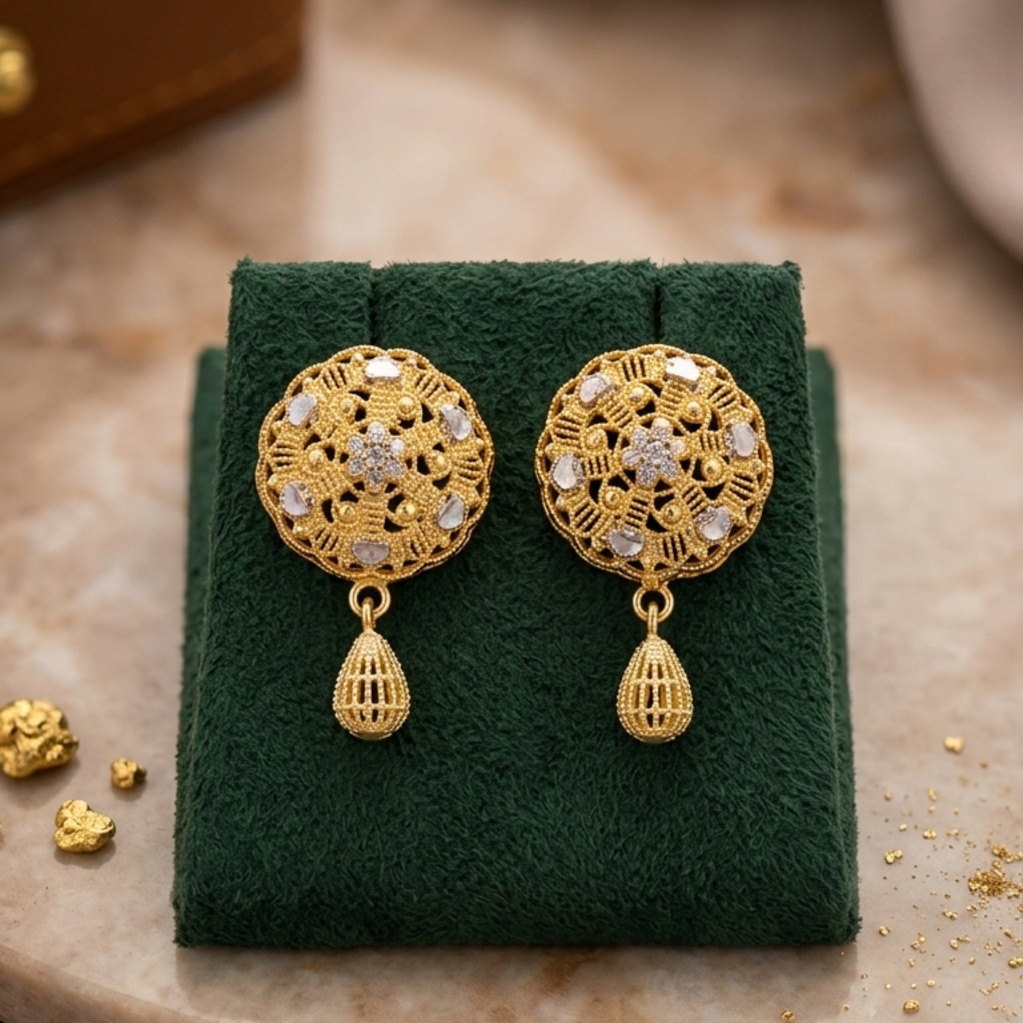 RP Gold Ear Rings (FSE256)