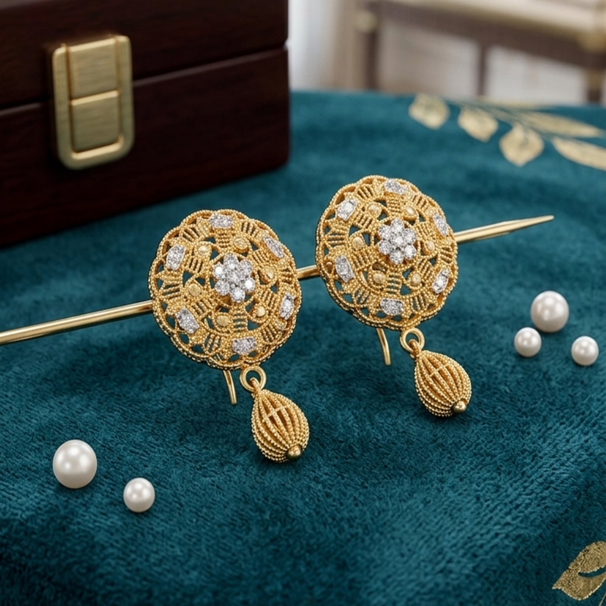 RP Gold Ear Rings (FSE256)