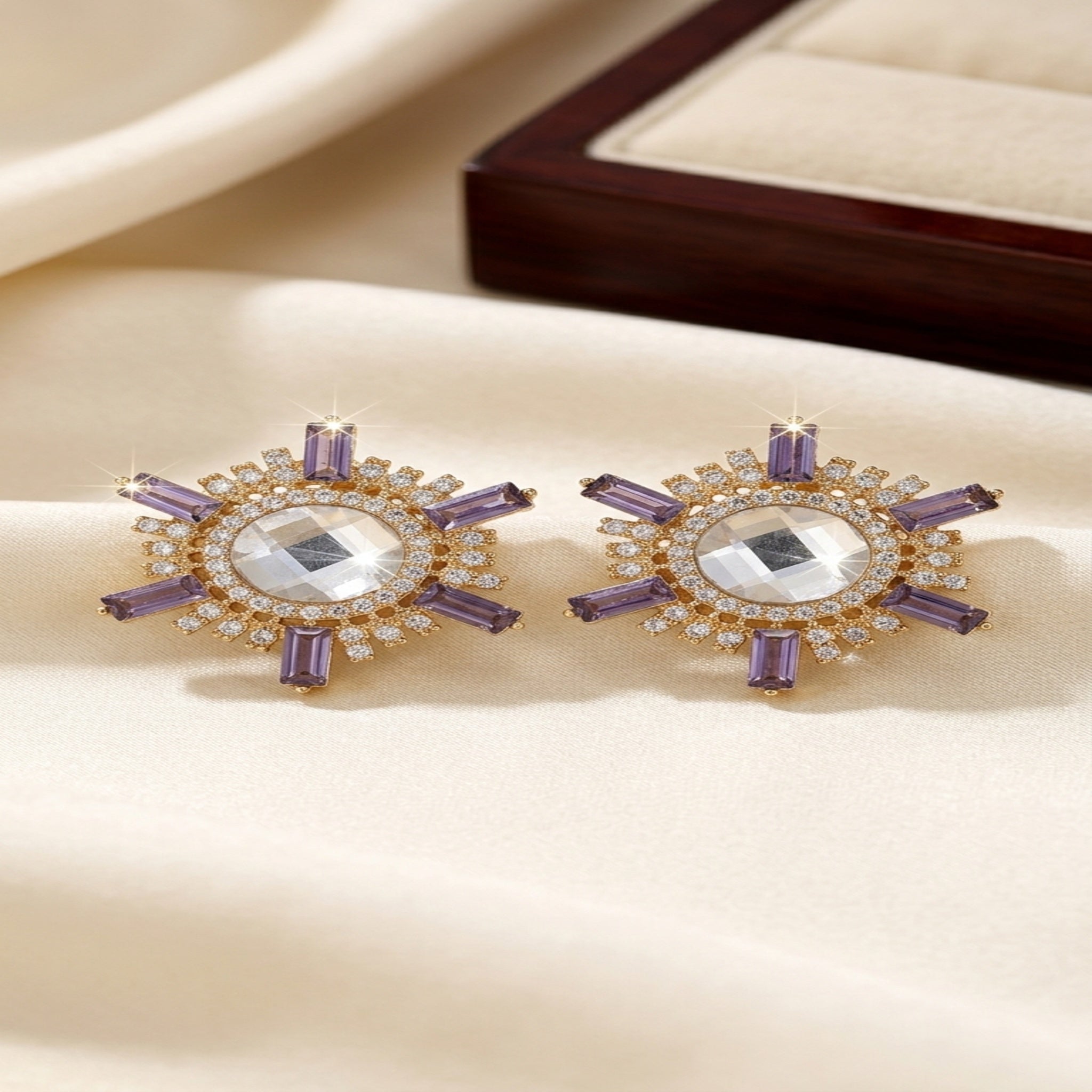 Stellar Sunburst Statement Studs (ES98)