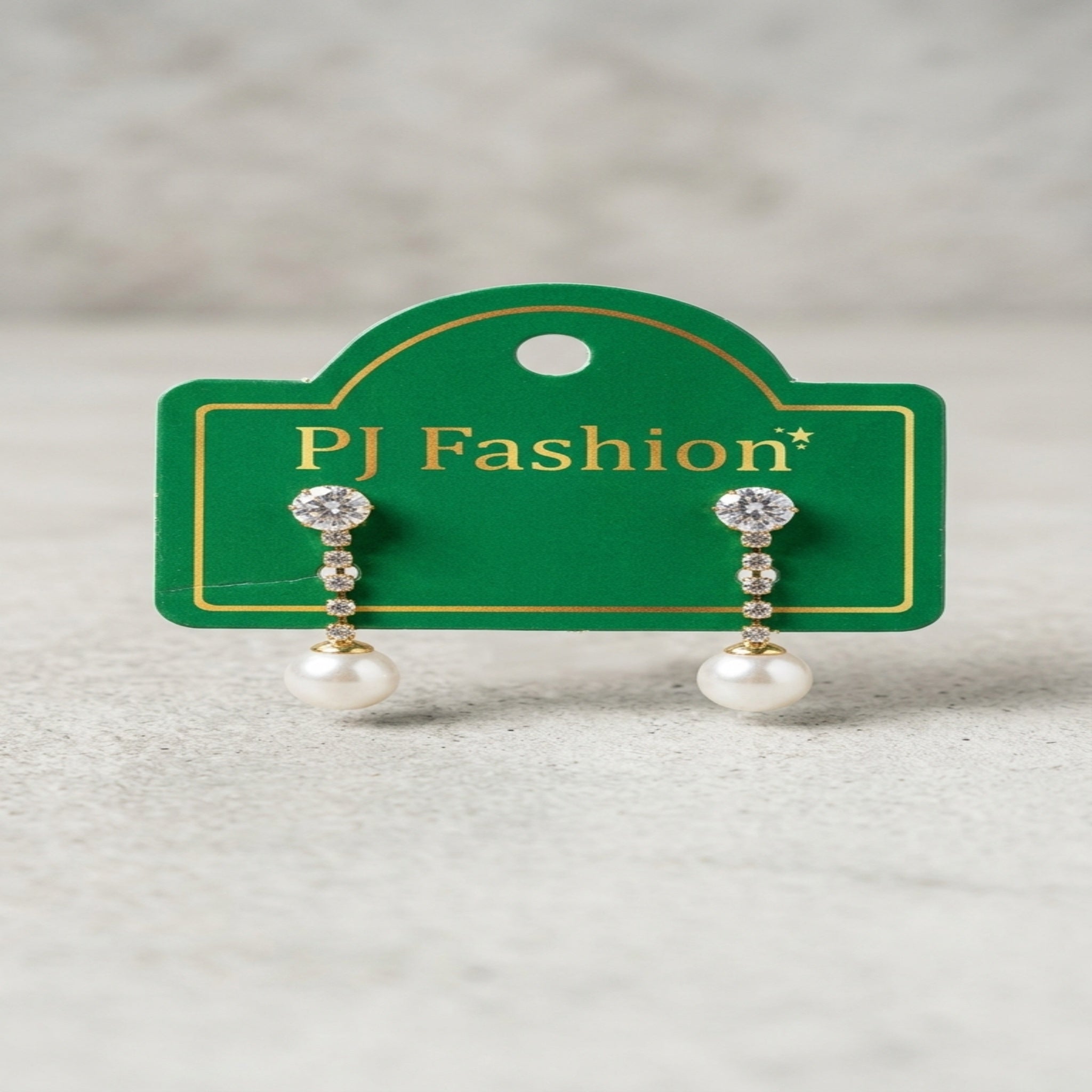 Graceful Drop Pearl Earrings (Es115)